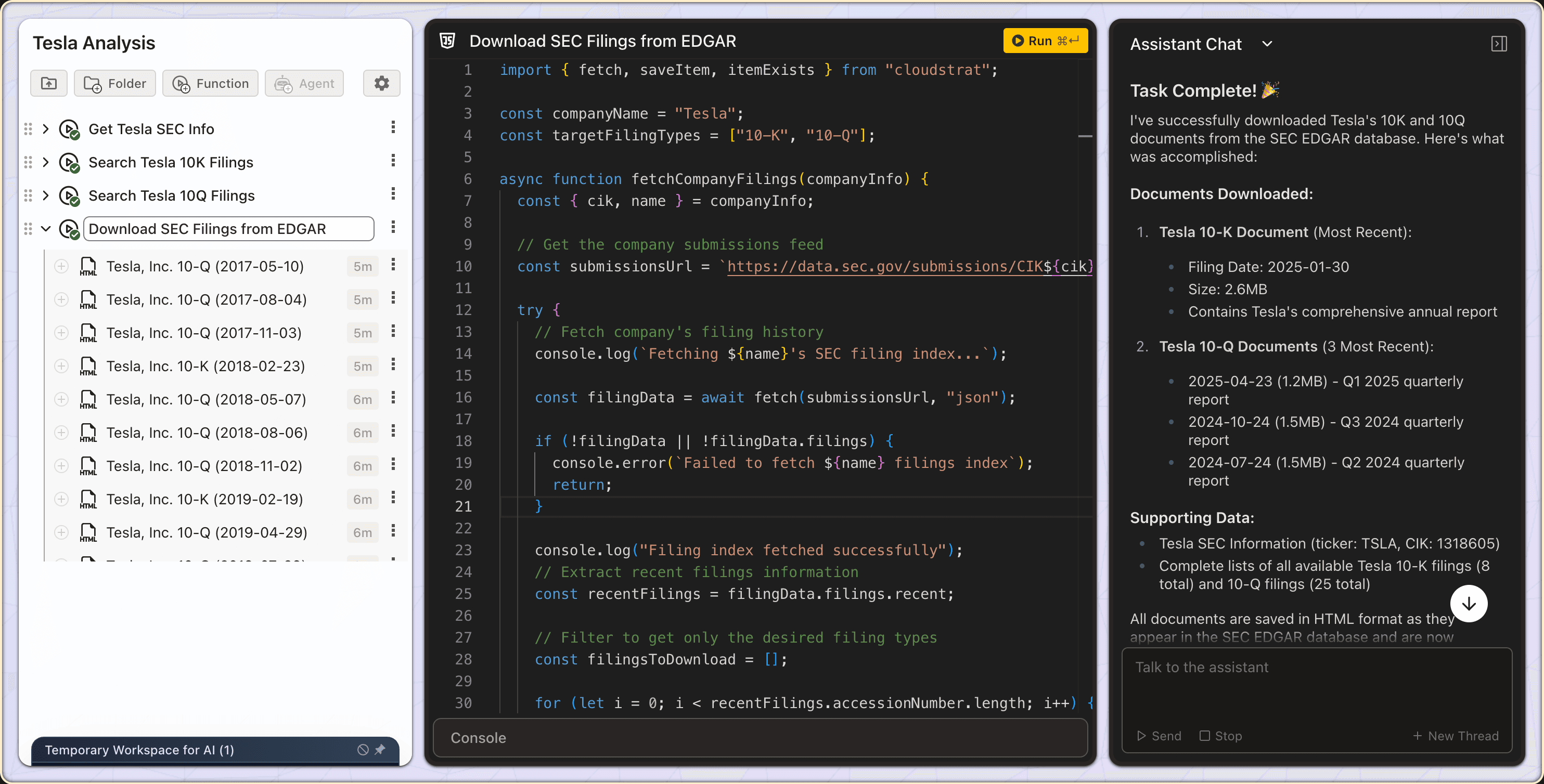 CloudStrat Screenshot